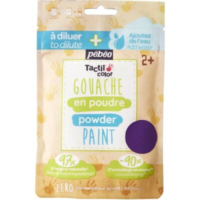 Pébéo Poudre de gouache violet - Reconstituable, Écologique - 100g - Publicité Pébéo Poudre de gouache violet - Reconstituable, Écologique - 100g - Publicité