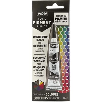 Pébéo White Pigmented Resin Dye - Resin - 20 ml Pébéo White Pigmented Resin Dye - Resin - 20 ml