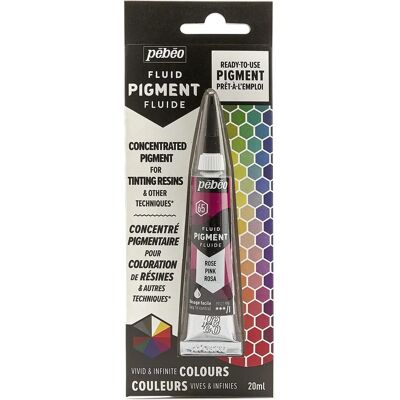Pebeo Pink Fluid Pigment - Pigment for Resin & Art Pebeo Pink Fluid Pigment - Pigment for Resin & Art