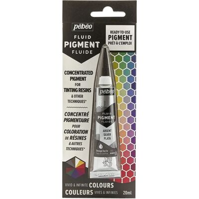 Pébéo Silver Pigmented Resin Dye - Resin - 20 ml Pébéo Silver Pigmented Resin Dye - Resin - 20 ml