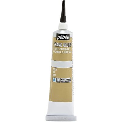 Pebeo Złoty Relief Outliner 37ml - Relief Outliner Pebeo Złoty Relief Outliner 37ml - Relief Outliner