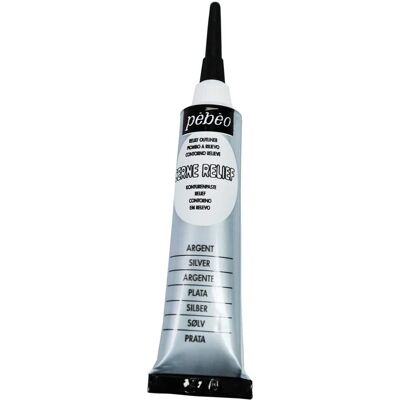 Pebeo Outliner Prata 20ml - Outliner Pebeo Outliner Prata 20ml - Outliner