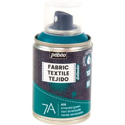 Textilní barva Pebeo 7A - Smaragdově zelená sprej 100ml Textilní barva Pebeo 7A - Smaragdově zelená sprej 100ml