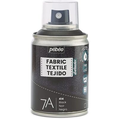 Peinture en spray Pebeo Modèle 7A pour Tissu - Noir - Publicité Peinture en spray Pebeo Modèle 7A pour Tissu - Noir - Publicité