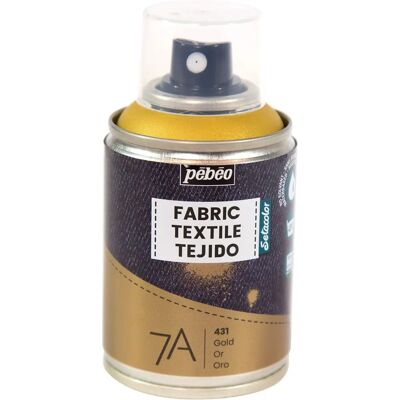Spray per tessuto metallizzato Pebeo 7A Oro - Colore per tessuti Spray per tessuto metallizzato Pebeo 7A Oro - Colore per tessuti