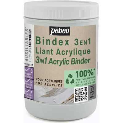 Pébéo Grüner Acrylbinder - Umweltfreundlich, Recycelbar, 945ml - Kunstbedarf Pébéo Grüner Acrylbinder - Umweltfreundlich, Recycelbar, 945ml - Kunstbedarf
