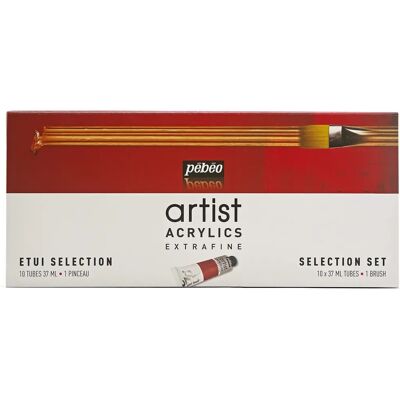 Pebeo - 10x60ml - Wielobarwny - Tubki - Acrylic Paint Set Pebeo - 10x60ml - Wielobarwny - Tubki - Acrylic Paint Set