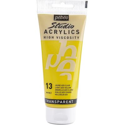 Żółta farba akrylowa Pebeo - 100ml - Satynowe wykończenie - Artykuły artystyczne Żółta farba akrylowa Pebeo - 100ml - Satynowe wykończenie - Artykuły artystyczne