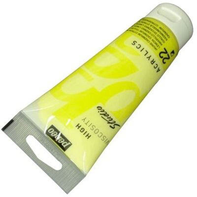 Pébéo Jaune Citron Peinture Acrylique - Semi-Opaque - 100 ml - Publicité Pébéo Jaune Citron Peinture Acrylique - Semi-Opaque - 100 ml - Publicité