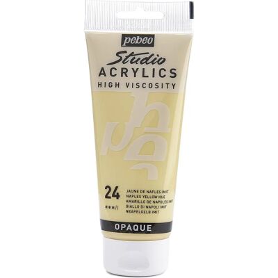 Pébéo Studio Peinture Acrylique 100ml Jaune Naples - Peinture Acrylique - Publicité Pébéo Studio Peinture Acrylique 100ml Jaune Naples - Peinture Acrylique - Publicité