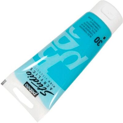 Peinture Acrylique Turquoise Pebeo - Finition Satinée, Haute Viscosité - 100ml - Publicité Peinture Acrylique Turquoise Pebeo - Finition Satinée, Haute Viscosité - 100ml - Publicité