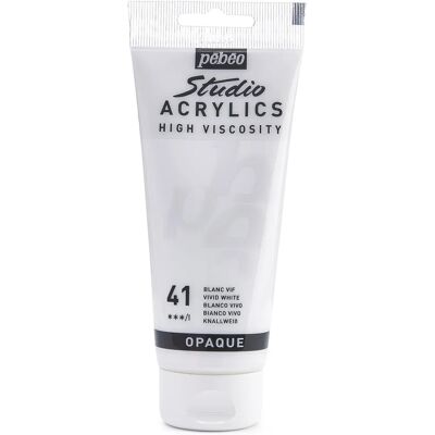 Pébéo Weiße Acrylfarbe - 100 ml - Acrylfarbe Pébéo Weiße Acrylfarbe - 100 ml - Acrylfarbe