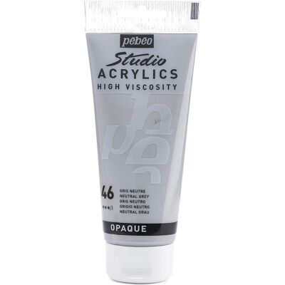 Pébéo Marken Acrylfarbe - Neutral Grau - 100ml - Produkttyp Pébéo Marken Acrylfarbe - Neutral Grau - 100ml - Produkttyp