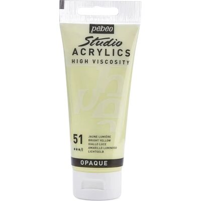 Pebeo Hellgelbe Acrylfarbe - 100ml - Künstlerbedarf Pebeo Hellgelbe Acrylfarbe - 100ml - Künstlerbedarf
