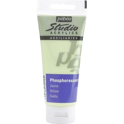 Żel akrylowy Pebeo Studio 100ml - Fosforyzujący Żółty - Gęsty Żel Żel akrylowy Pebeo Studio 100ml - Fosforyzujący Żółty - Gęsty Żel