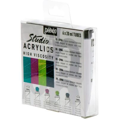 Pebeo Studio Acrylic Paint Dyna Set 6 x 20ml - Acrylic Paint Set Pebeo Studio Acrylic Paint Dyna Set 6 x 20ml - Acrylic Paint Set