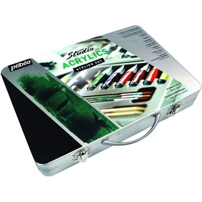 Pebeo Künstler Acrylfarben Metall Atelier-Set - Acrylfarben-Set Pebeo Künstler Acrylfarben Metall Atelier-Set - Acrylfarben-Set