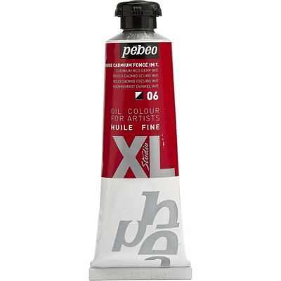 Farba olejna Pebeo Studio XL - Głęboki czerwony kadmowy - 37ml Farba olejna Pebeo Studio XL - Głęboki czerwony kadmowy - 37ml