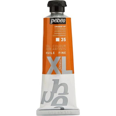 Farba olejna Pebeo Studio XL Żywa pomarańczowa - Farba olejna Farba olejna Pebeo Studio XL Żywa pomarańczowa - Farba olejna