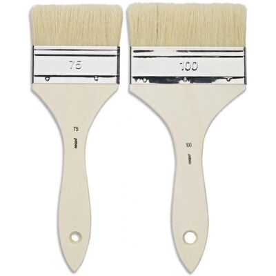 Pebeo Pinsel Set aus 2 Flachpinsel - Malpinsel Pebeo Pinsel Set aus 2 Flachpinsel - Malpinsel