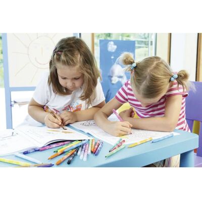 STABILO Power Filzstift - 18er Pack - Mehrfarbig - Mittenspets STABILO Power Filzstift - 18er Pack - Mehrfarbig - Mittenspets