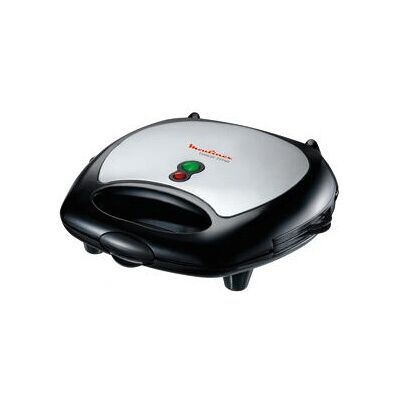 Moulinex SW6118 - Noir, Argent - Sandwich Maker - Publicité Moulinex SW6118 - Noir, Argent - Sandwich Maker - Publicité