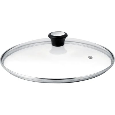 Tefal 28097912 Stekpannelock - Kompatibel med olika kokkärl - Genomskinlig - Svart Tefal 28097912 Stekpannelock - Kompatibel med olika kokkärl - Genomskinlig - Svart
