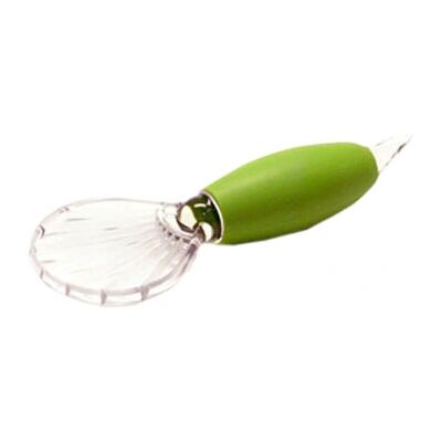 Moulinex K0612804 - Vert - Transparent - Coupe-avocat - Publicité Moulinex K0612804 - Vert - Transparent - Coupe-avocat - Publicité