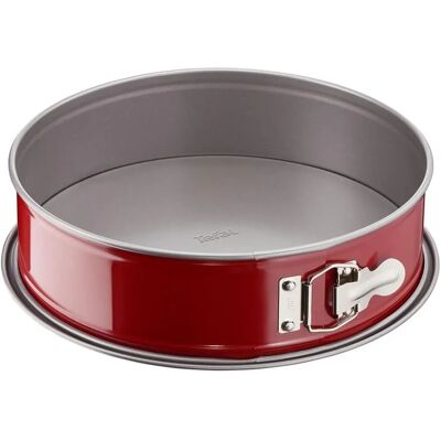 Tefal Molde Desmontable Rojo Acero Metal Ø 27 cm - Molde Desmontable Tefal Molde Desmontable Rojo Acero Metal Ø 27 cm - Molde Desmontable