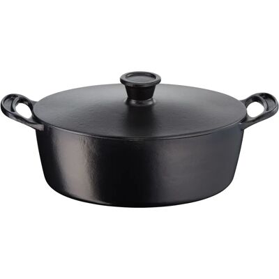Tefal Jamie Oliver E21246 - Fonte émaillée 4,7L - 24cm - Noir - Ustensiles de cuisine - Publicité Tefal Jamie Oliver E21246 - Fonte émaillée 4,7L - 24cm - Noir - Ustensiles de cuisine - Publicité