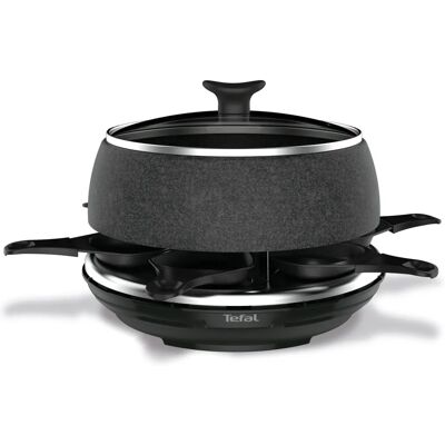 Tefal RE12C8 - Noir - Set de Raclette - Publicité Tefal RE12C8 - Noir - Set de Raclette - Publicité
