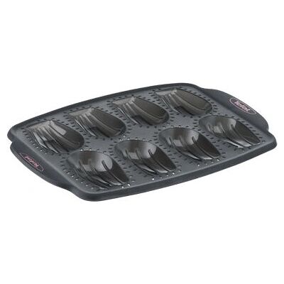 Moule à gâteau Tefal J4172614 - 8 Madeleines en silicone - Résistant au four - Publicité Moule à gâteau Tefal J4172614 - 8 Madeleines en silicone - Résistant au four - Publicité