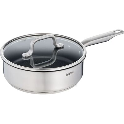 Tefal Virtuoso Induktions-Schmorpfanne - 24cm Edelstahl Tefal Virtuoso Induktions-Schmorpfanne - 24cm Edelstahl