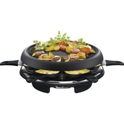 Moulinex RE151812 - Noir - Gril à raclette électrique Moulinex RE151812 - Noir - Gril à raclette électrique