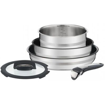 Set di pentole Tefal Jamie Oliver L95690 - 5 pezzi - Antiaderente - Induzione Set di pentole Tefal Jamie Oliver L95690 - 5 pezzi - Antiaderente - Induzione