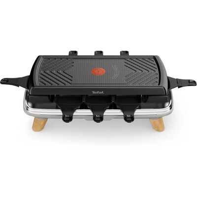 Tefal RE610D12 - Noir, Acier inoxydable, Bois - Grill raclette - Publicité Tefal RE610D12 - Noir, Acier inoxydable, Bois - Grill raclette - Publicité