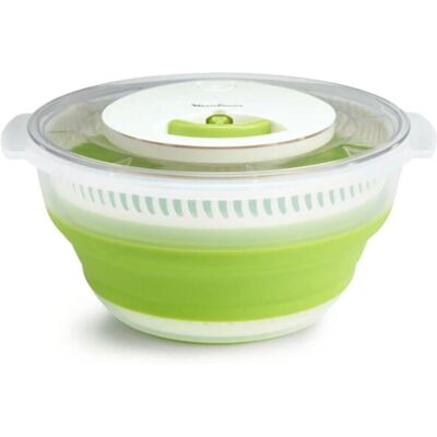 Moulinex K2530104 Salatschleuder - Platzsparend, 4L, Rutschfest Moulinex K2530104 Salatschleuder - Platzsparend, 4L, Rutschfest