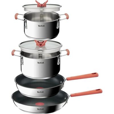 Ensemble de 6 casseroles Tefal Opti'Space G720S6 - Publicité Ensemble de 6 casseroles Tefal Opti'Space G720S6 - Publicité