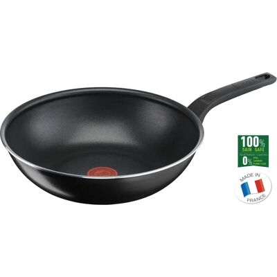 Tefal B55519 Easy Cook & Clean Wok - 28cm Koekenpan anti-aanbaklaag Tefal B55519 Easy Cook & Clean Wok - 28cm Koekenpan anti-aanbaklaag