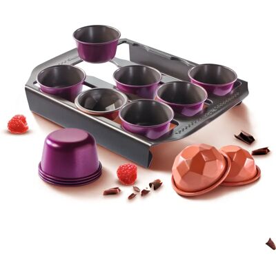 Tefal Creabake J304SS Moules à Gâteau - 12 pcs - Publicité Tefal Creabake J304SS Moules à Gâteau - 12 pcs - Publicité