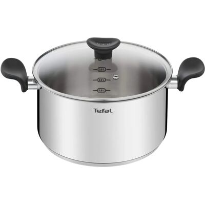 Tefal Primary Rostfritt Stål Gryta 24cm - Silver Tefal Primary Rostfritt Stål Gryta 24cm - Silver