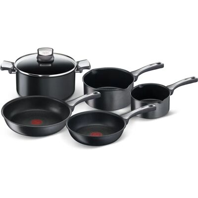 Tefal G25990 Ensemble de cuisson - Résistant aux rayures, écologique, compatible induction - Publicité Tefal G25990 Ensemble de cuisson - Résistant aux rayures, écologique, compatible induction - Publicité