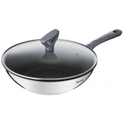 Tefal Daily Cook G7309955 28cm Wok Patelnia - Bezpieczna dla indukcji Tefal Daily Cook G7309955 28cm Wok Patelnia - Bezpieczna dla indukcji