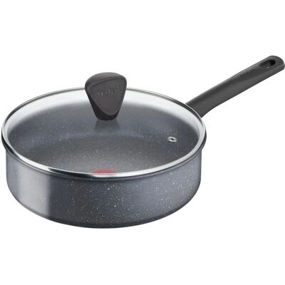 Tefal Natural G28032 Padella - Rivestimento Mineralia+ Antiaderente, 24cm, Induzione Tefal Natural G28032 Padella - Rivestimento Mineralia+ Antiaderente, 24cm, Induzione