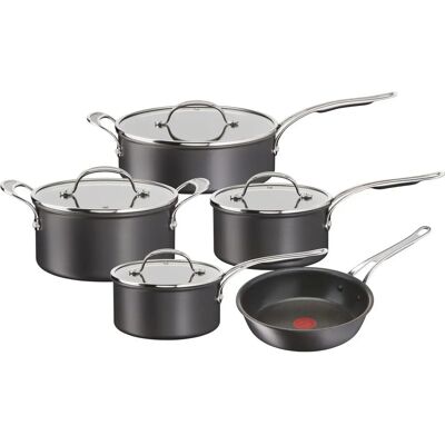 Tefal Jamie Oliver Hard Anodised Aluminium Non-Stick Pan Set - Cookware Set Tefal Jamie Oliver Hard Anodised Aluminium Non-Stick Pan Set - Cookware Set