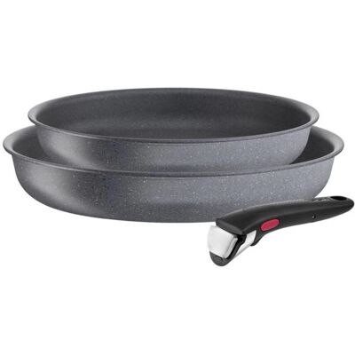 Set de Tigaie Tefal Ingenio L3969202 - Durabil Non-Stick, Inducție Set de Tigaie Tefal Ingenio L3969202 - Durabil Non-Stick, Inducție