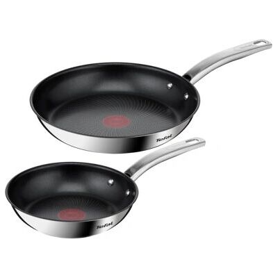 Tefal Rozsdamentes Acél Tapadásmentes Készlet - 2 Serpenyő Tefal Rozsdamentes Acél Tapadásmentes Készlet - 2 Serpenyő