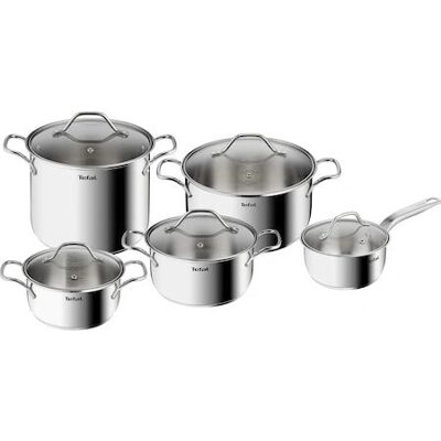 Sada hrnců Tefal Intuition B864SA74 - 10 kusů Sada hrnců Tefal Intuition B864SA74 - 10 kusů