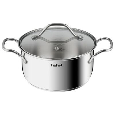 Nerezový kastról Tefal B8644474 - 3L, 20cm, indukce Nerezový kastról Tefal B8644474 - 3L, 20cm, indukce