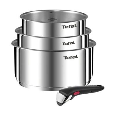 Zestaw Garnków Tefal Ingenio - Rączka Odczepiana, Bezpieczny w Piekarniku, 3 Garnki Zestaw Garnków Tefal Ingenio - Rączka Odczepiana, Bezpieczny w Piekarniku, 3 Garnki